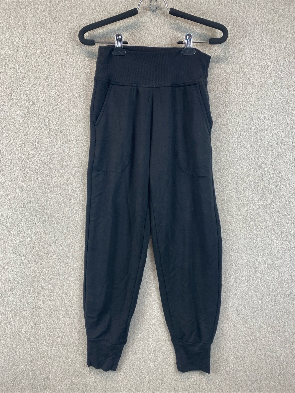 Athleta Super Soft Jogger Black Women's XS High Rise Yoga Loungewear